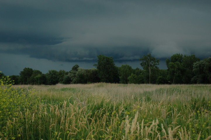 Thunderstorm near Bay City/Lake Huron, Michigan