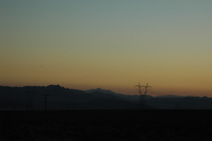 On the way from Las Vegas to Los Angeles
